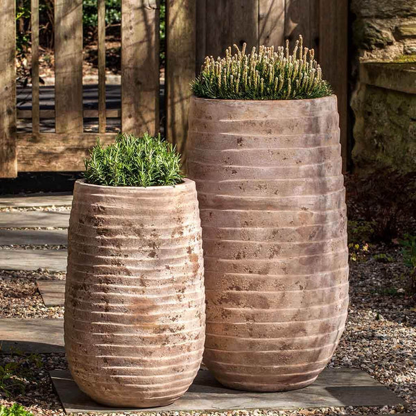 tall large plant pots Tall Ipanema Planter - Antico Terra Cotta