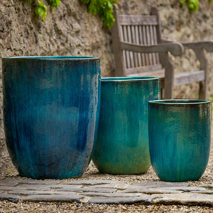 mediterranean plants in pots Campania International Brantome Planter in Mediterranean set of 3