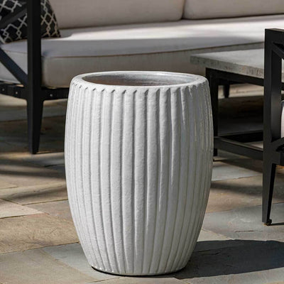 Campania International Riva Planter in Antique White set of 2