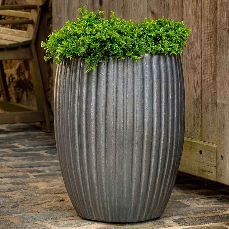 Campania International Riva Planter in Graphite set of 2
