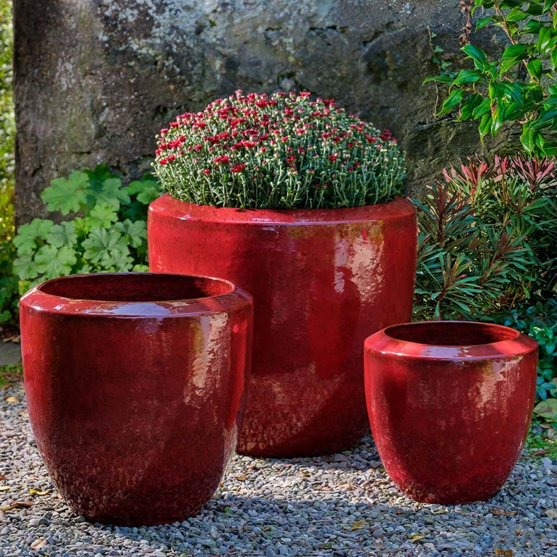 large red planter pot Timolos Planter