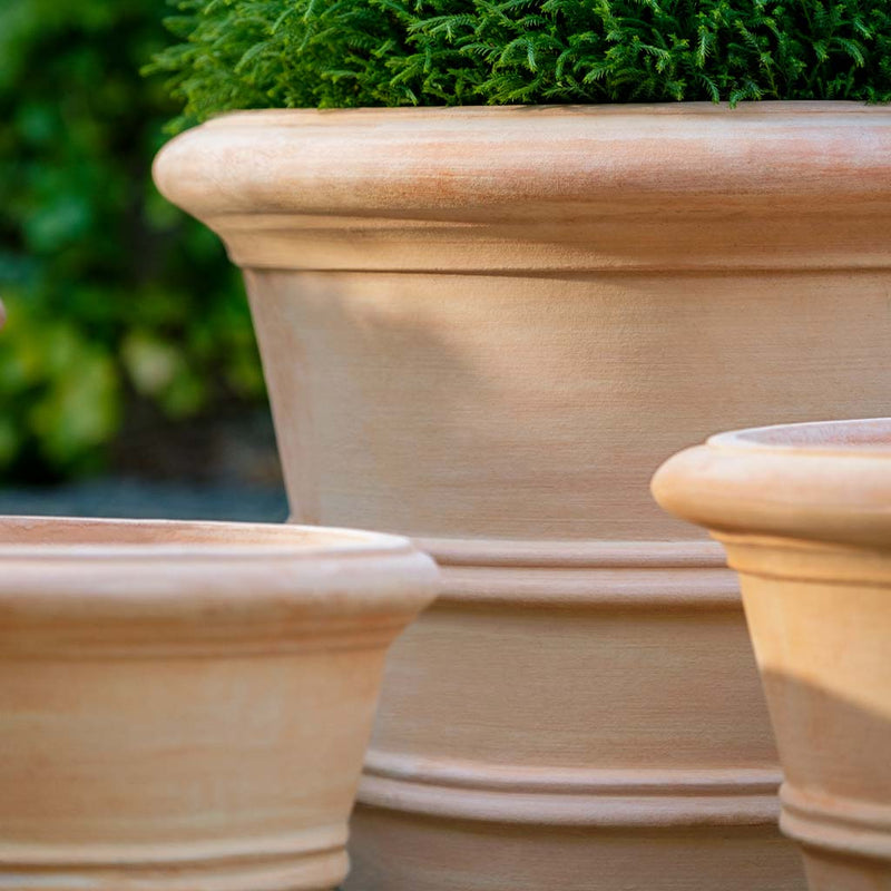 garden plant pots sale Classic Double Rolled Rim 20.5" Planter - Terra Cotta