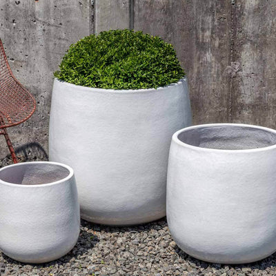 Campania International Potrero Planter in White set of 3