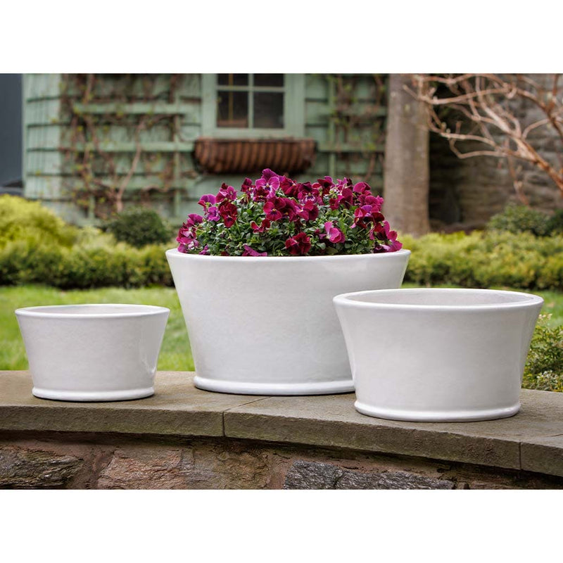 Campania International Darrowby Planter in White set of 3