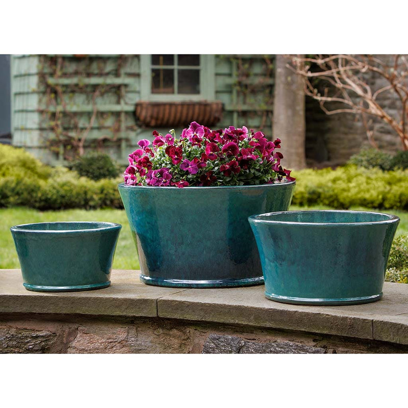 Campania International Darrowby Planter in Indigo Rain set of 3