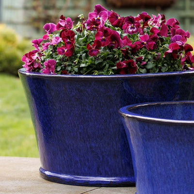 Campania International Darrowby Planter in Riviera Blue set of 3