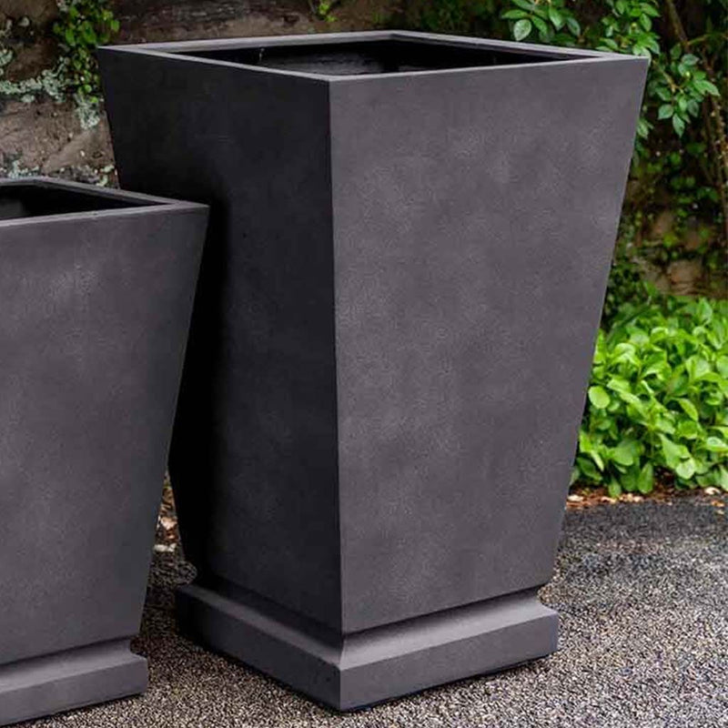 Campania International Westmere Large Planter in Lead Lite