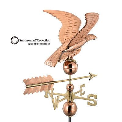 Good Directions Smithsonian Eagle Weathervane in Pure Copper