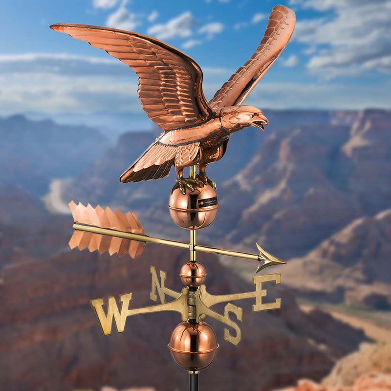 Good Directions Smithsonian Eagle Weathervane in Pure Copper