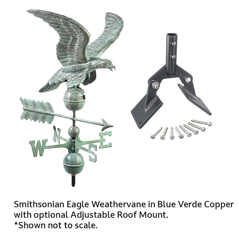 Good Directions Smithsonian Eagle Weathervane in Blue Verde Copper