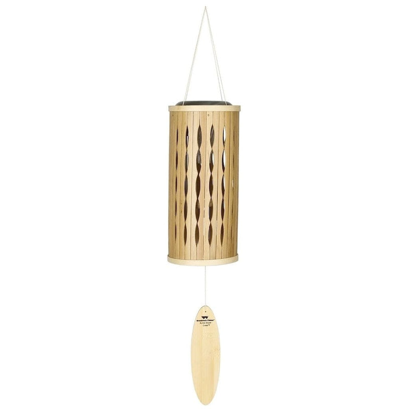 Aloha Solar Wind Chime in Natural by Woodstock Chimes