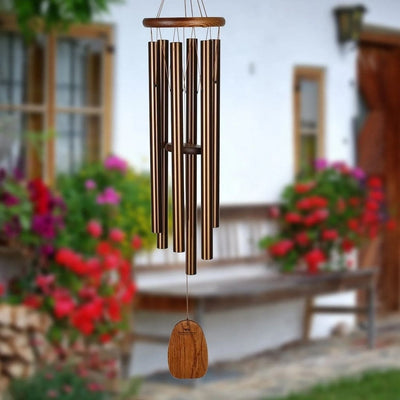 Amazing Grace Large Wind Chime in Bronze by Woodstock Chimes