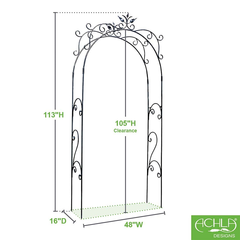 Tuileries Arbor by Achla Designs