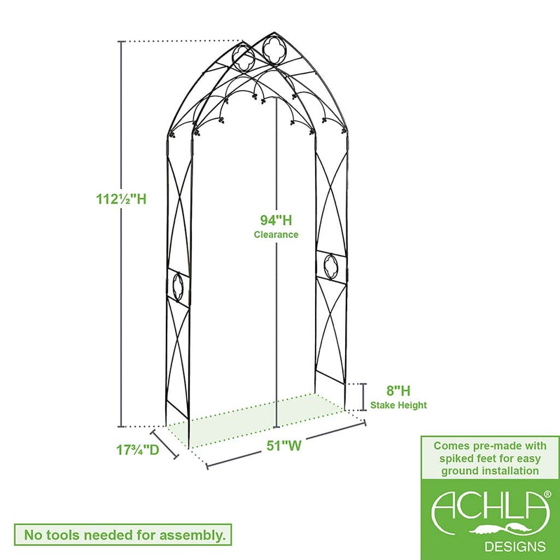 Quatrefoil Arbor by Achla Designs