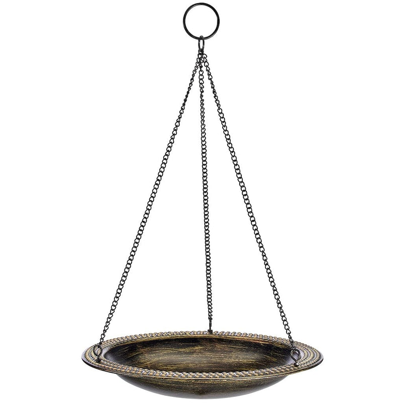 Good Directions 13 inch Hanging Aged Brass Bird Bath