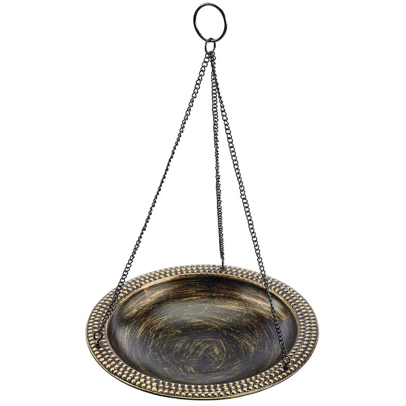 Good Directions 13 inch Hanging Aged Brass Bird Bath