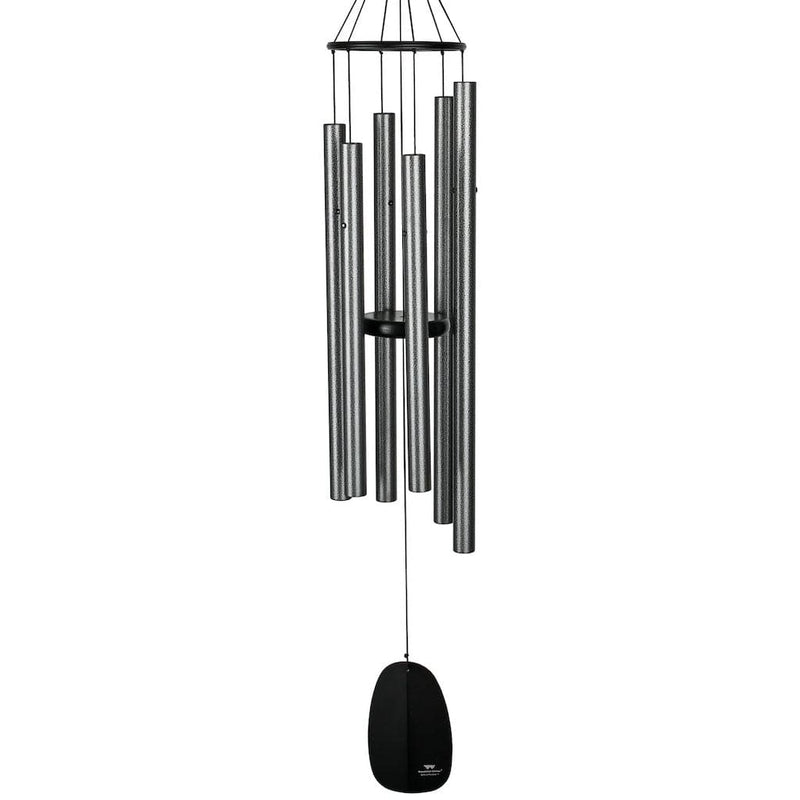 Bells of Paradise in Antique Silver 44-inch by Woodstock Chimes