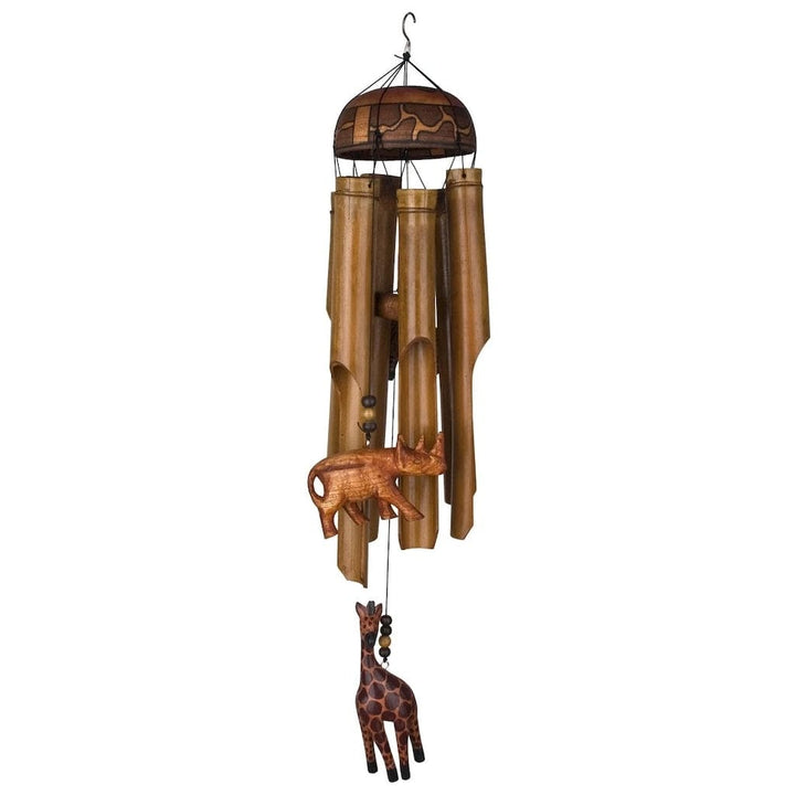 30%OFF★ウッドフィン8.6インチ African Trio Bamboo Wind Chime by Woodstock Chimes | The Garden Gates