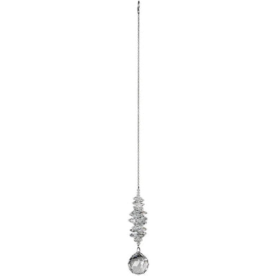 Crystal Grand Cascade Wind Chimes in Ice by Woodstock Chimes