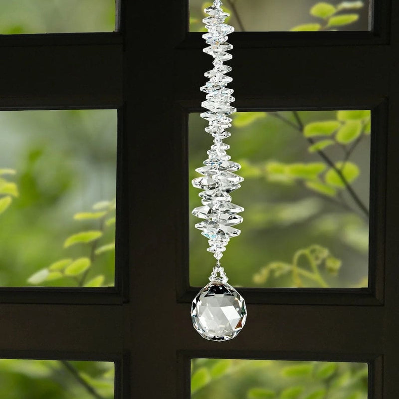 Crystal Ultra Grand Cascade Wind Chimes in Ice by Woodstock Chimes