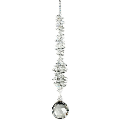 Crystal Ultra Grand Cascade Wind Chimes in Ice by Woodstock Chimes