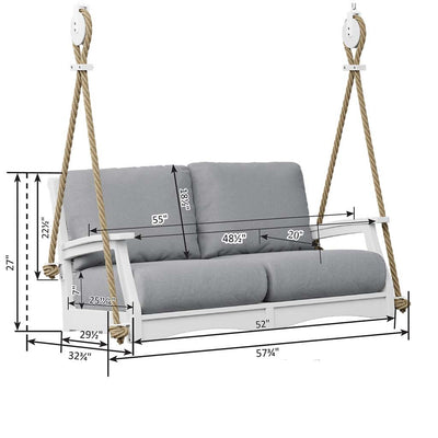 Classic Terrace Loveseat Swing by Berlin Gardens