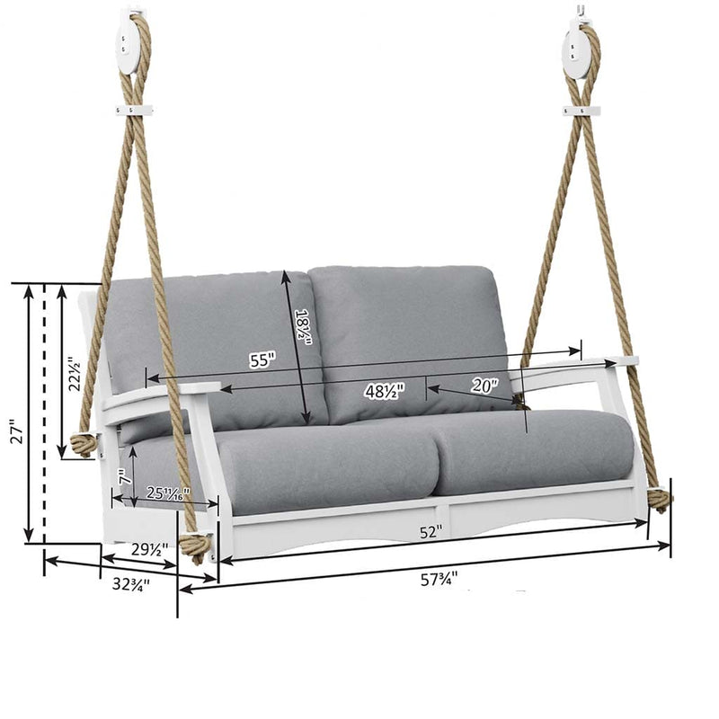 Classic Terrace Loveseat Swing by Berlin Gardens