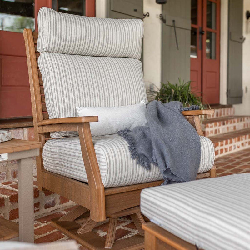 Classic Terrace High Back Swivel Rocker by Berlin Gardens