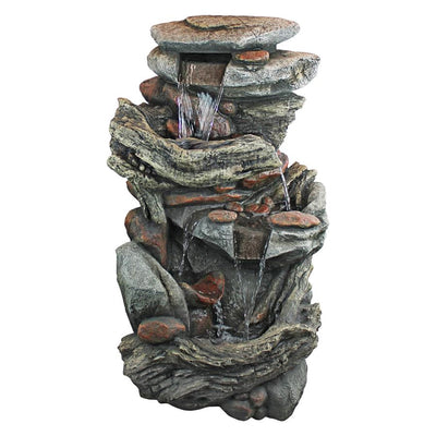 Cathedral Falls Cascading Waterfall Garden Fountain by Design Toscano