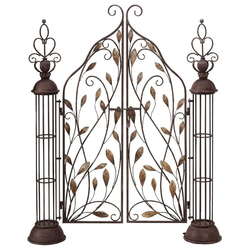 The Princess Entryway Metal Garden Gate by Design Toscano