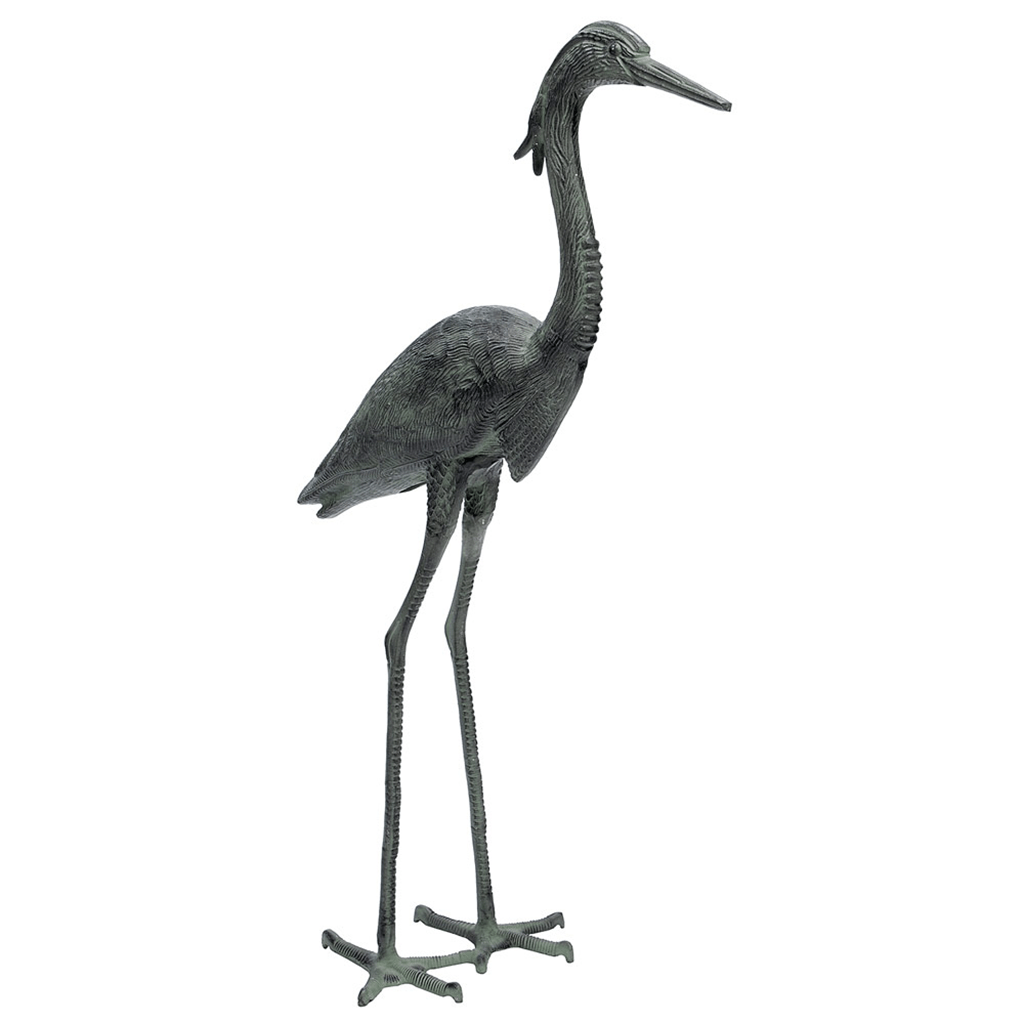 Sculpture métallique Great Blue Heron d'Achla Designs