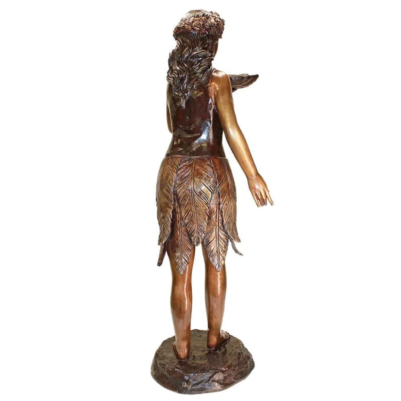 Leaf Maiden Cast Bronze Garden Statue by Design Toscano