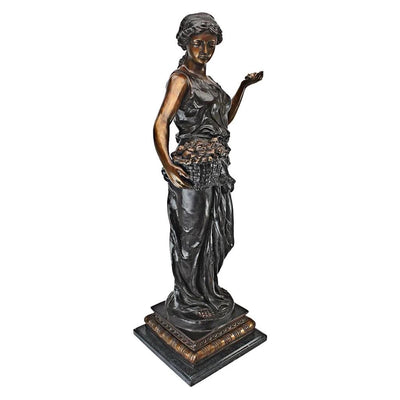 Goddess of Nature Cast Bronze Garden Statue by Design Toscano