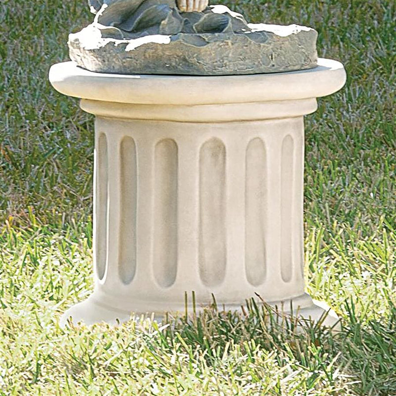 Roman Doric Column Classical Fluted Architectural Wide Plinth by Design Toscano