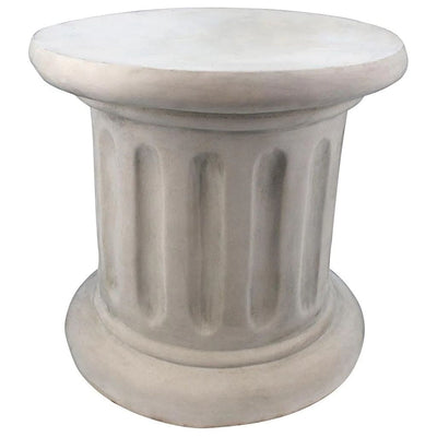 Roman Doric Column Classical Fluted Architectural Wide Plinth by Design Toscano