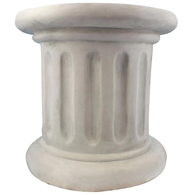 Roman Doric Column Classical Fluted Architectural Wide Plinth by Design Toscano