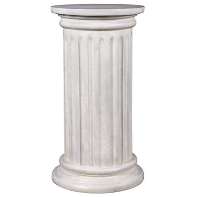 Roman Doric Column Classical Fluted Statuary Grande Pedestal by Design Toscano