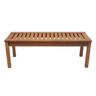Backless Wooden Bench by Achla Designs