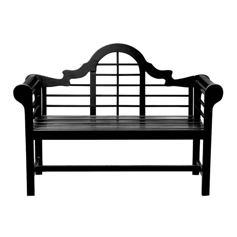 Black Lutyens Bench by Achla Designs
