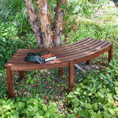 Curved Backless Bench by Achla Designs