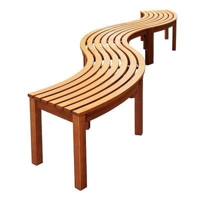 Curved Backless Bench by Achla Designs