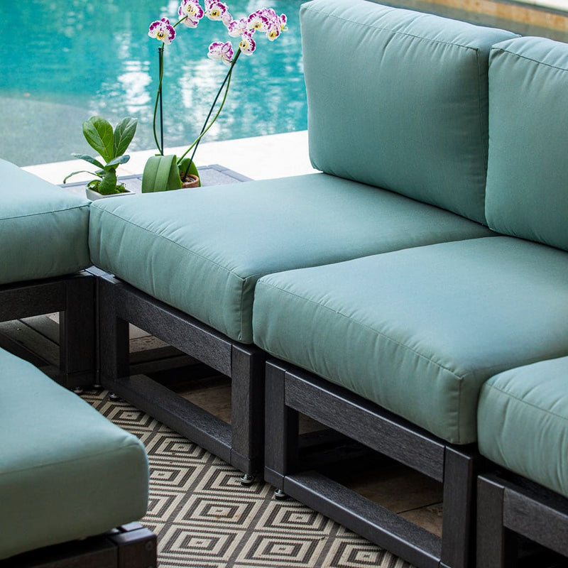Palm Beach Armless Sectional by Breezesta