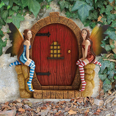 Enchanted Portal Fairy Door Wall Sculpture by Design Toscano