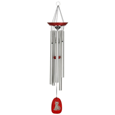 Memorial Pet Wind Chime with a Cat by Woodstock Chimes