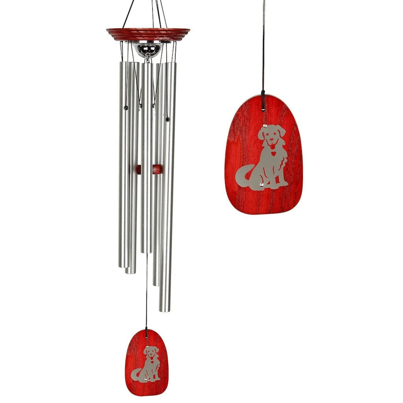 Memorial Pet Wind Chime with a Dog by Woodstock Chimes