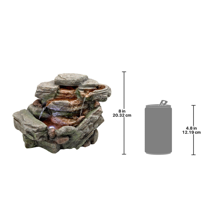 Waterfall Creek Cascading Tabletop Fountain by Design Toscano