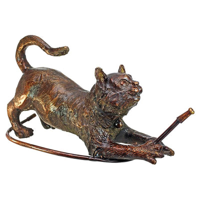 Raining Cats Piped Bronze Garden Statue by Design Toscano