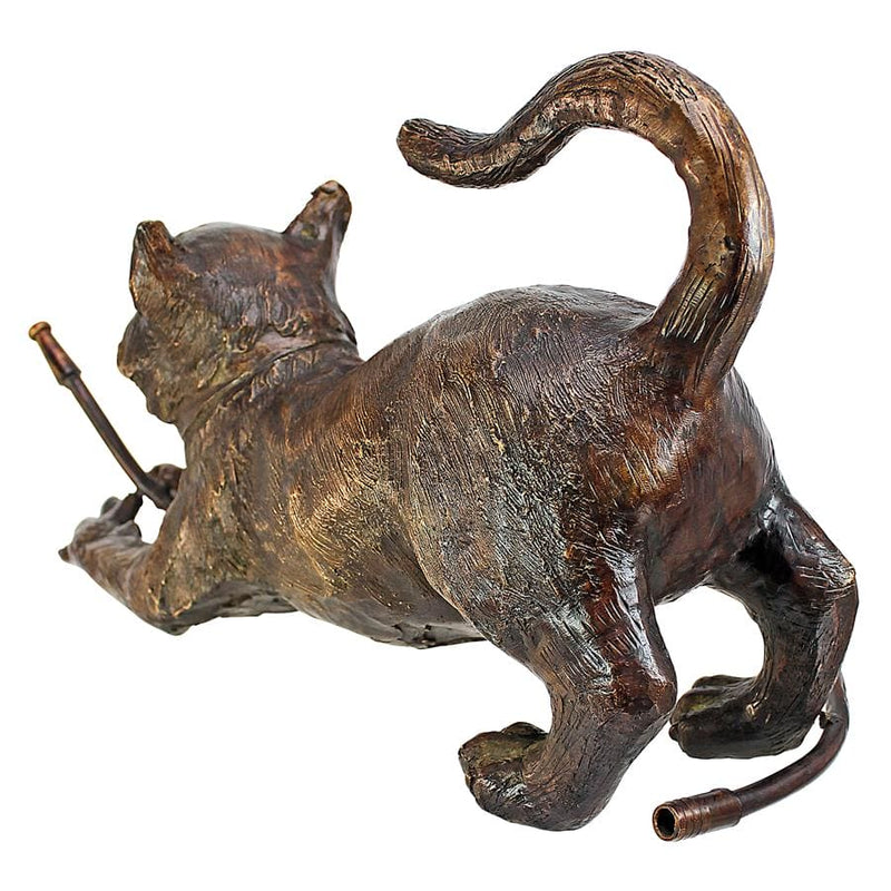 Raining Cats Piped Bronze Garden Statue by Design Toscano