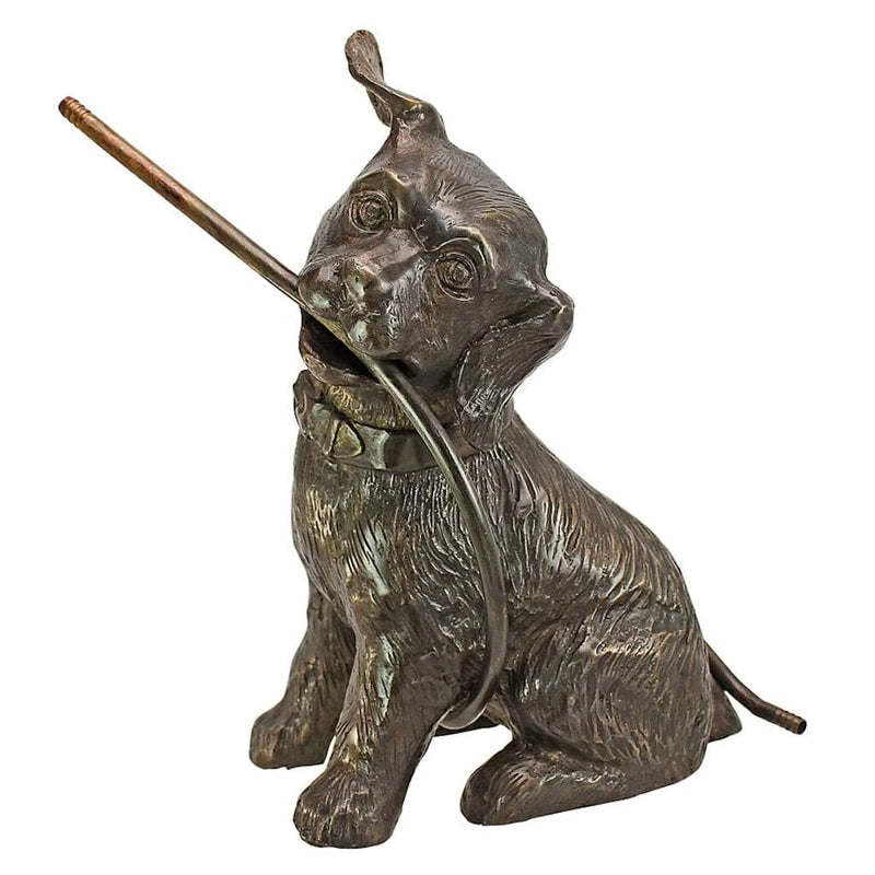 Raining Dogs Piped Bronze Garden Statue by Design Toscano