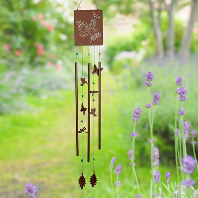 Victorian Garden Wind Chime with Large Butterfly by Woodstock Chimes